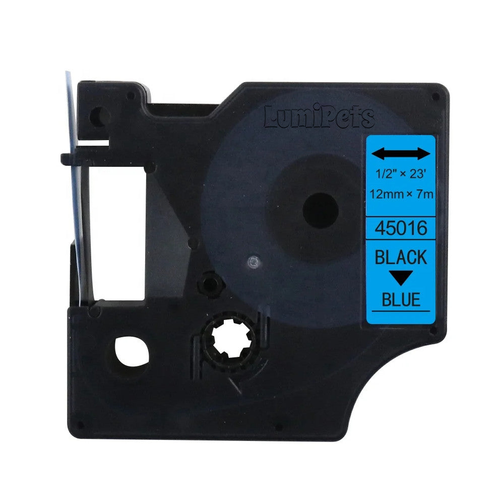 Cinta Etiqueta D1 para Rotuladora DYMO 12mm X 7m | Azul 45016