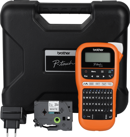 Industrial Label Pen | Brother | PT-E110VP with carrying case