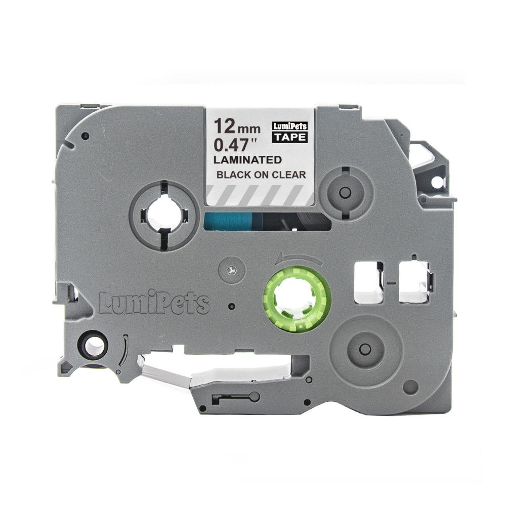 Cinta Tze-131 Transparente Para Rotuladora Brother 12mm X 8m LumiPets