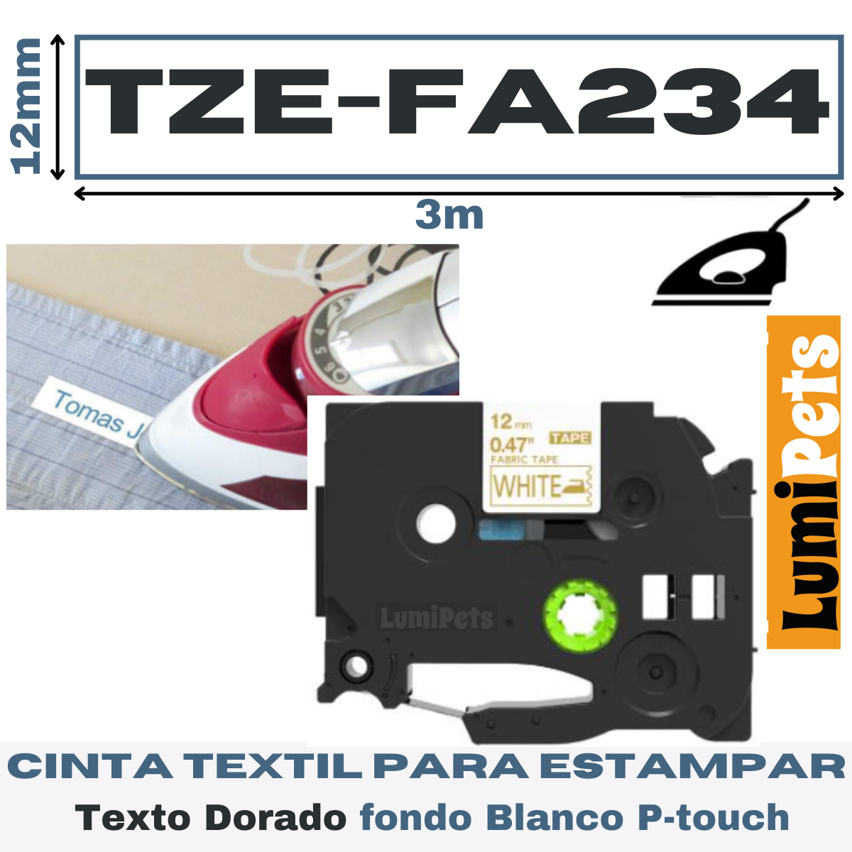 Textile Strap On Canvas Print Planchando Tze-fa3 Fa231 The Fa3r