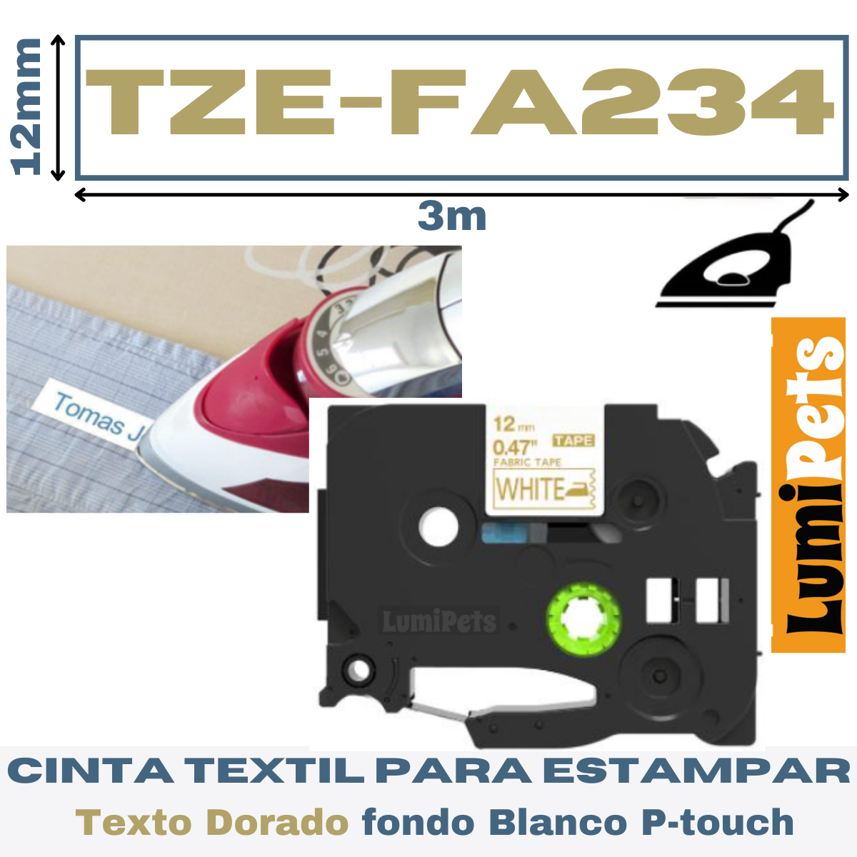 Textile Strap On Canvas Print Planchando Tze-fa3 Fa231 The Fa3r