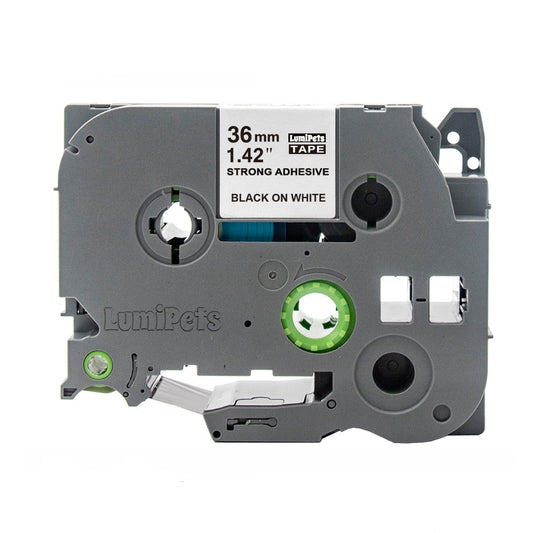 Cinta TZe-S261 Para Rotuladora Brother Modelo Pt, 36mm X 8m LumiPets
