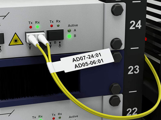 FLe-6511 Flag Tape for Brother Pt Marker, 21mm x 45m