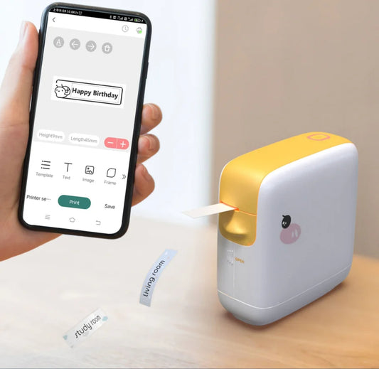 Rotuladora CUBO | PT-210E | Bluetooth | PC Celular | USB C