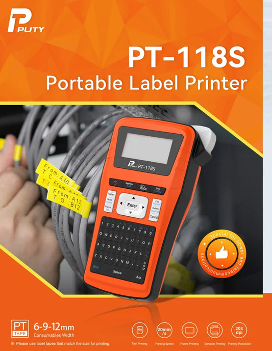 Rotuladora Industrial Cintas TZe HSe | Rotula Texto Codigos Barras y QR