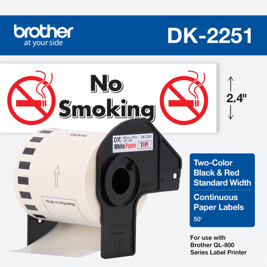 Bicolor DK-2251 Roll | Brother | 62mm X 15.24m