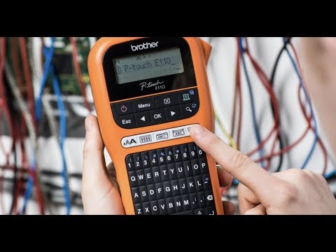Industrial Label Pen | Brother | PT-E110VP with carrying case