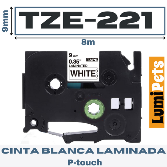 Belt Tze-221 For Labeling Machine Brother Pt Model, 9mm X 8m