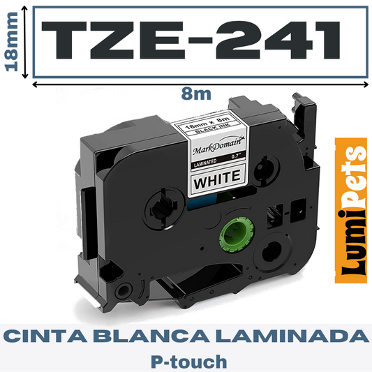 Belt Tze-241 For Labeling Machine Brother Pt Model, 18mm X 8m