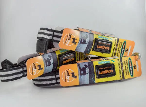 Correa Doble Banda LED USB Recargable - LumiPets