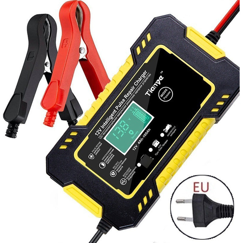 Cargador De Baterías Y Reparador Smart Auto Moto Etc 12v Yel