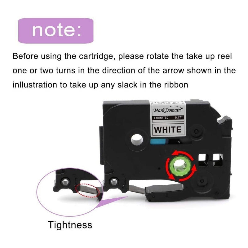 Belt Tze-fx221 for Brother Label Printer Model Pt, 9mm X 8m