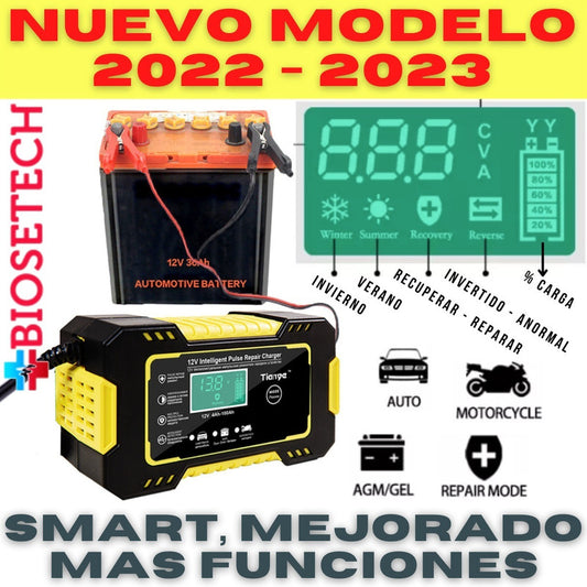 Battery Charger And Repair Smart Auto Moto Etc 12v Yel