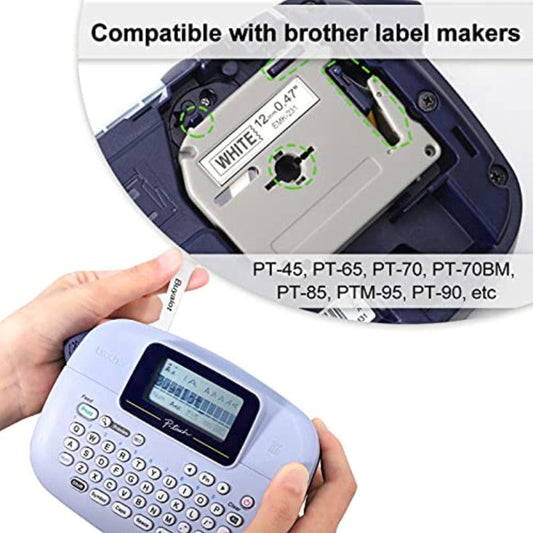 Belt M-131 For Labeling Machine Brother Pt Model, 12mm X 8m