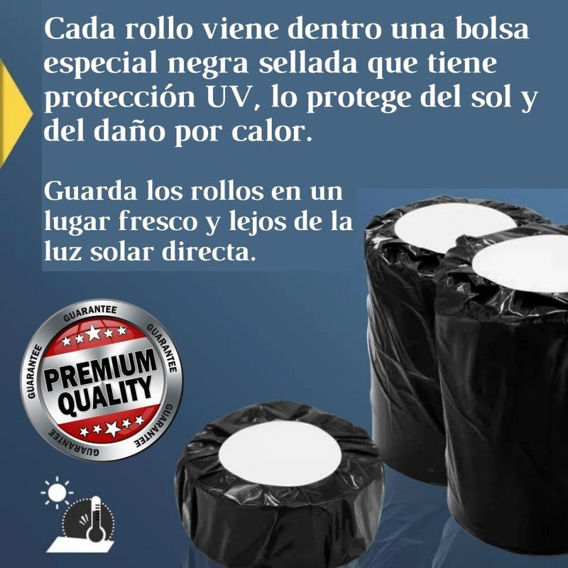 6 Rolls + 2 supports Continuous Label Dk-2205 62mm X 30.48m