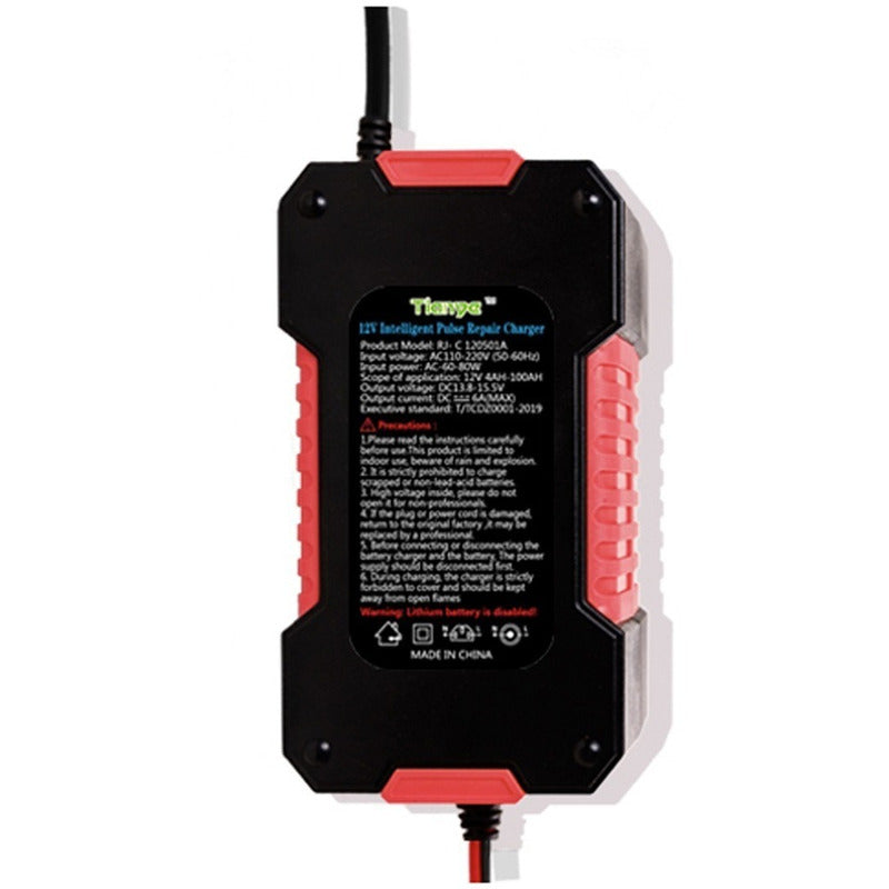 Battery Charger And Repair Smart Auto Moto Etc 12v Red