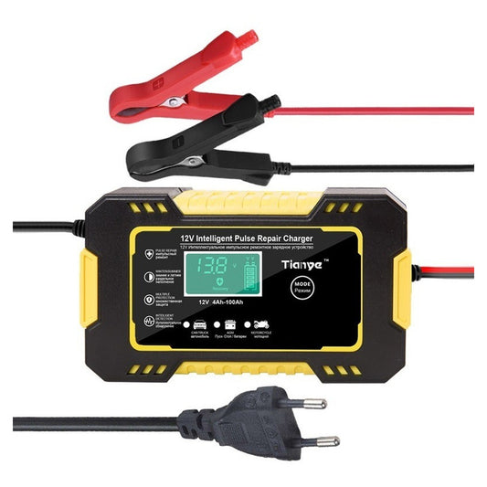 Battery Charger And Repair Smart Auto Moto Etc 12v Yel