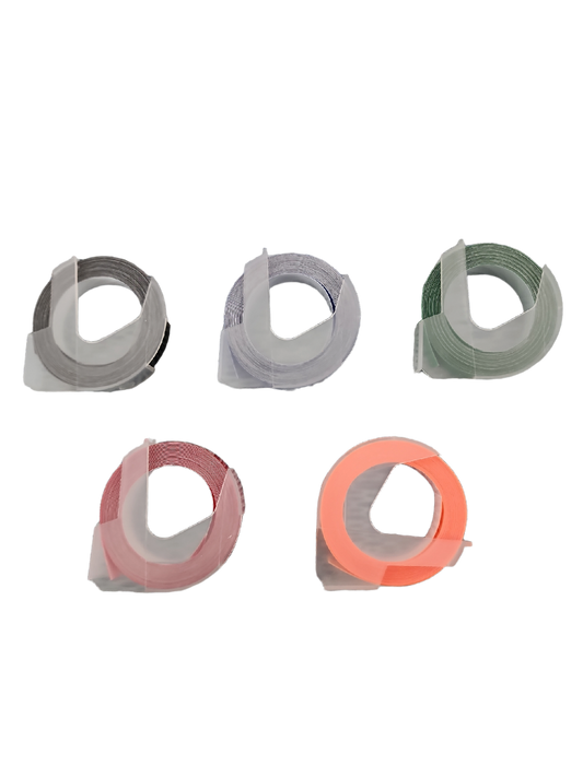 3D PVC Text Tape for DYMO Labeller, 9mm x 3m