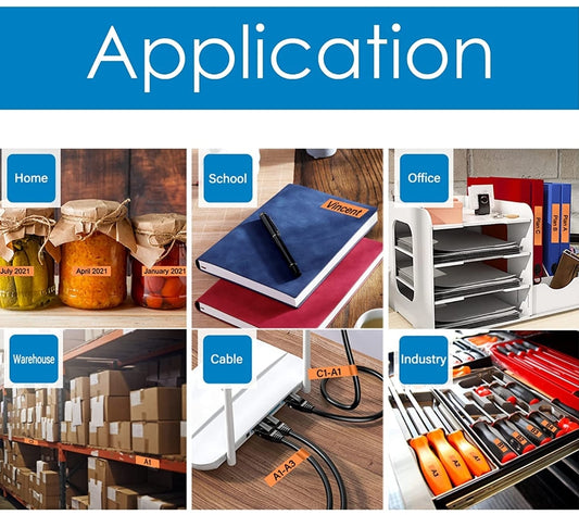 Brother Tze-B41 18mm fluorescent strip for labeling machine