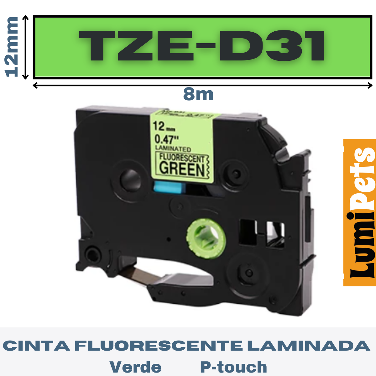 Fluorescent Belt For Label Printer Brother Tze-b31 C31 D31