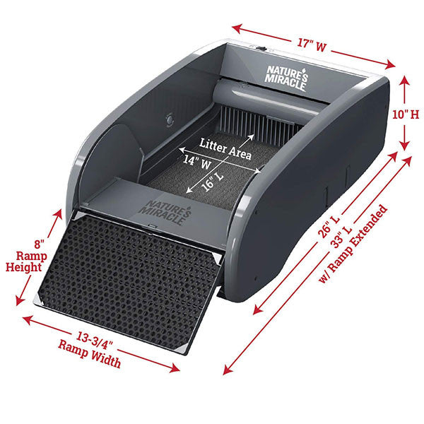 Caja Arena Autolimpiante Baño Gato - Self Cleaning Litter Box - Natures Miracle