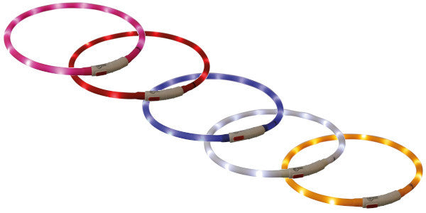 Collar de Aro LED Recargable Flexible - TRIXIE