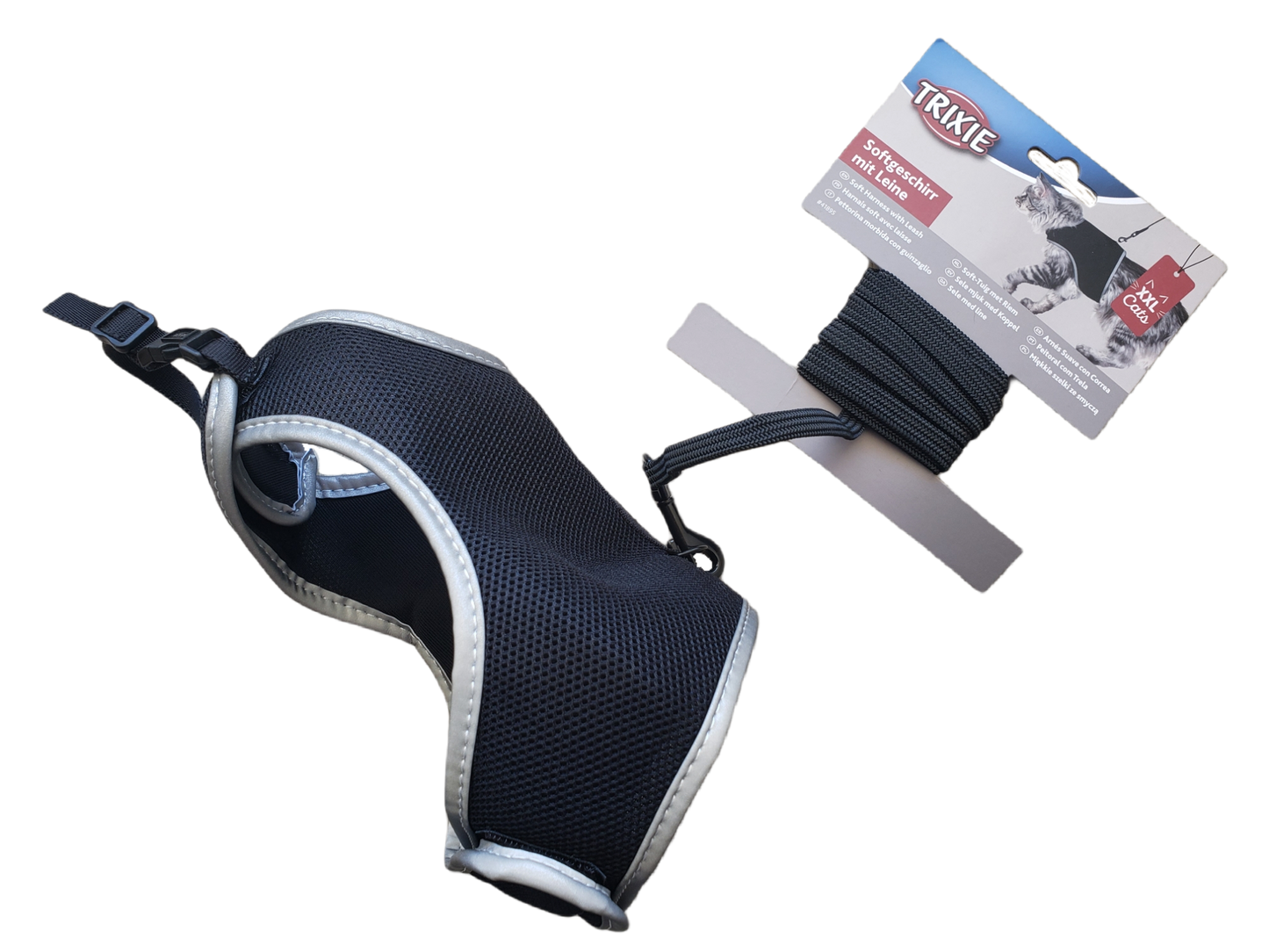 Arnes pechera XXL con correa para gato - Trixie