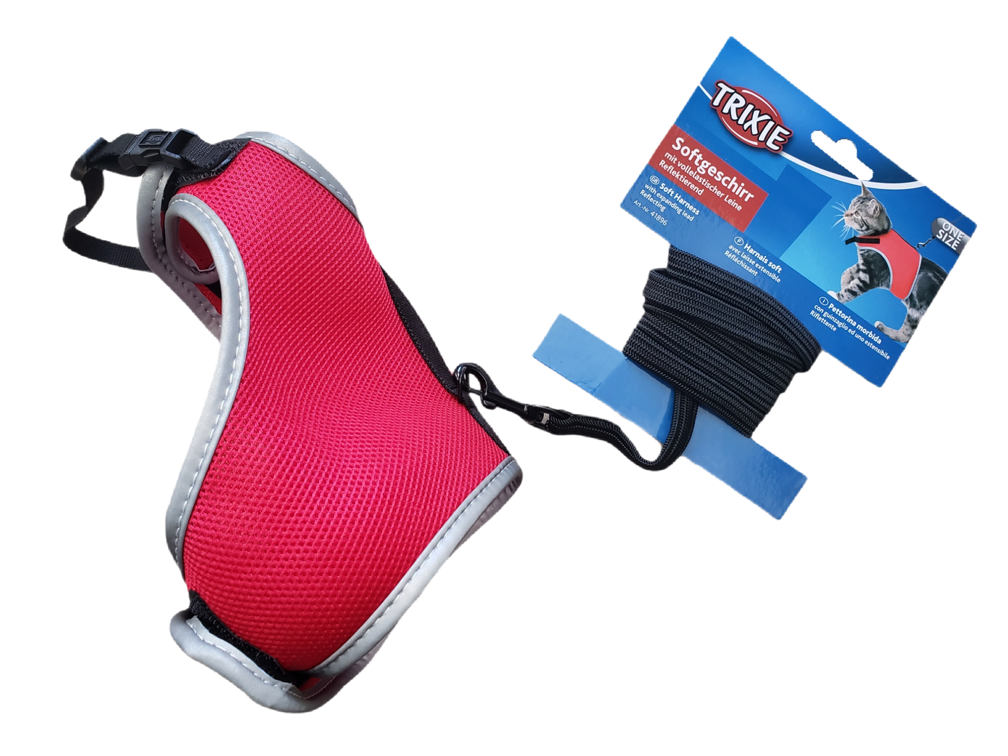 Arnes pechera con correa para gato - Trixie