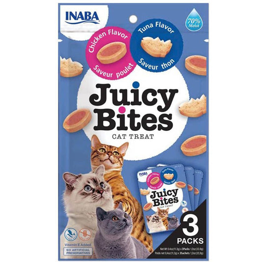 Jugosas Medallas de Pollo y Atún - Juicy Bites Chicken & Tuna - Inaba