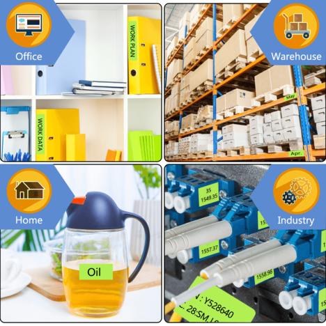 Brother Tze-B41 18mm fluorescent strip for labeling machine