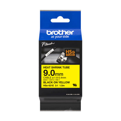 Cinta Termocontraible HSe-221E / HSe-621E | Brother | 9.0 mm