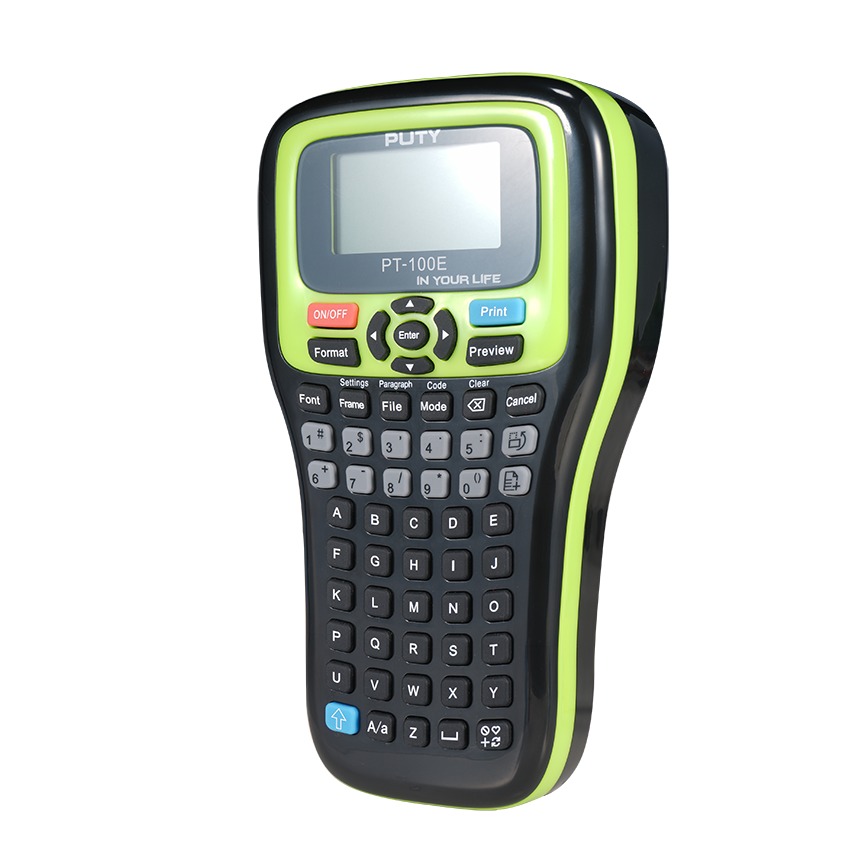 Rotuladora Industrial Cintas TZe HSe | Automática Batería Recargable Texto Cod Barras QR