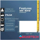 Continuous Plastic Film Label Roll Dk-2212 62mm X 15.24m