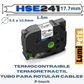 Cinta Termocontraible HSe-241 Para Rotuladora Brother Pt 17.7mm Termoretractil