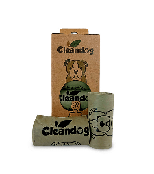 120 Bolsas Biodegradables para Desechos de Mascotas - Cleandog