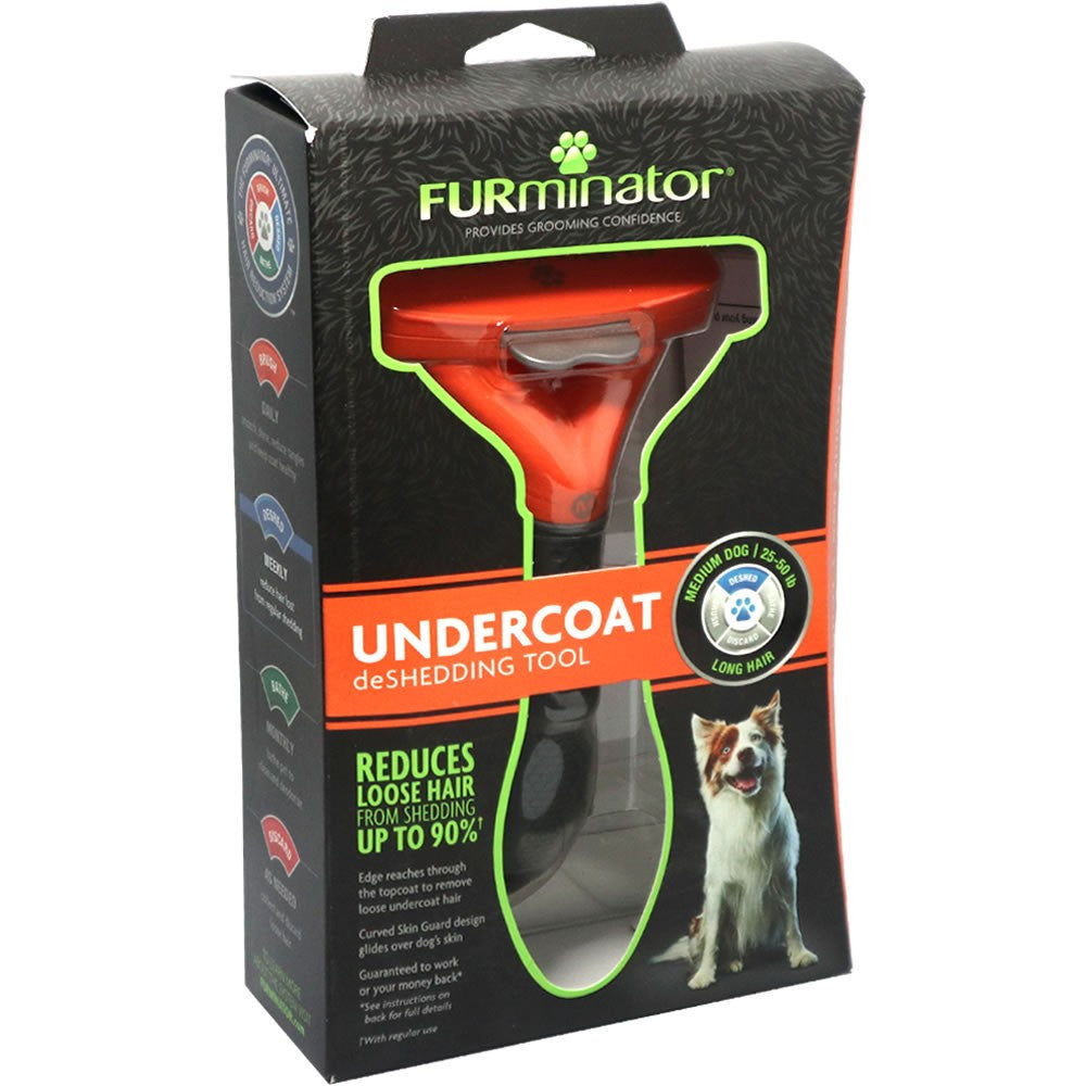 Brush - Medium Dog with Long Hair - Dog M Long Hair - FURminator
