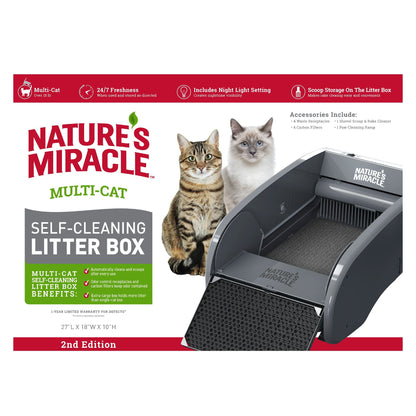 Caja Arena Autolimpiante Baño Gato - Self Cleaning Litter Box - Natures Miracle